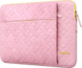 Lacdo Laptop Sleeve Case for 14 inch New MacBook Pro M5/M4/M3/M2/M1 Chips Pro Max A3434 A3112 A3401 A3185 A2918 A2992 A2779 2025-2021, 13.8" Surface Laptop 7th Copilot+PC Computer Bag, Sakura Pink