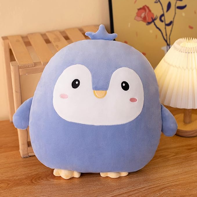 lannery Penguin Plush Pillow, Kawaii Penguin Stuffed Animal Toy Soft Plushies Pillow Toys Gifts for Room Decor Birthday Valentine Day, 8 inch