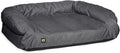 K9 Ballistics Tough Bolster Nesting Pillow Sofa Dog Bed with Removable Washable Cover - Durable, Water Resistant with Nonskid Bottom - X-Large, Titanium Premium Finish
