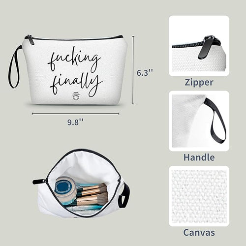 ARIOSEY Bride To Be Gifts - Travel Makeup Bag, Engagement & Bachelorette Gifts
