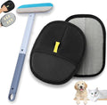 Betanull Pet Hair Removal Glove for Dogs & Cats, Newly Upgraded Reusable Electrostatic Pet Hair Remover, Gentle Effective Portable Magic Brush Pet Hair Tool for Clothes, Furniture, Carpet, Car Seats