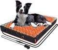 HyphessAda Upgraded Heated Dog Bed with Enlarged Heating Area, 12V Safe Voltage Arthritis Orthopedic Dog Bed with Memory Foam, Heated Pet Bed with Waterproof Cover for Small, Medium Dos &Cats(Medium)…