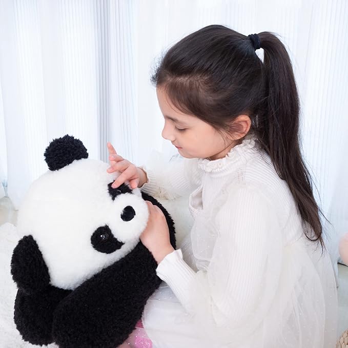 Somao Giant Panda Bear Stuffed Animal Plush Toy Cute Large Panda Soft Hugging Pillow for Kids Girlfriend Sleeping Cushion Gift (100cm/39.3inch) …