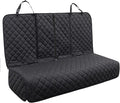 YOVEEKLE Dog Car Seat Cover, Deluxe Waterproof Pet Back Carseat Protector for Cars, SUVs, Trucks, Nonslip and Easy Cleanup Backseat Pet Cover for Automotive Rear Bench (Black)
