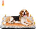 WONONE Self Warming Cat Bed, Super Soft Thermal Dog Crate Pad for Crate, Sofa, Floor Washable Anti-Slip Self Warming Kennel Mat for Small Medium Dogs and Cats (LightGray, M)