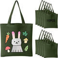 OKBA 10-Pack Blank Reusable Grocery Shopping Cloth Bags canvas tote bags Bulk DIY custom