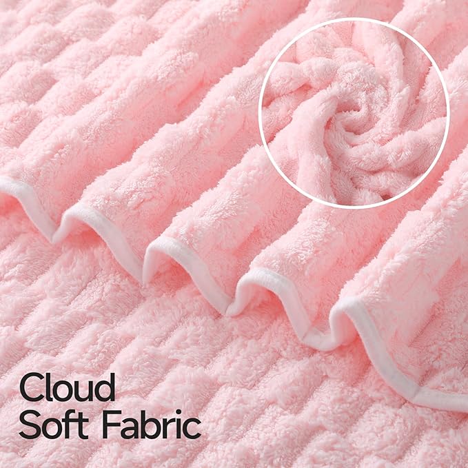 REDKISS 3 Pack Microfiber Hair Towels - Extra Large Hair Towel Wrap for Women, 24x42 inch Hair Towels with Elastic Strap, Super Soft Hair Drying Towels for Long, Thick, Curly Anti Frizz Turbans