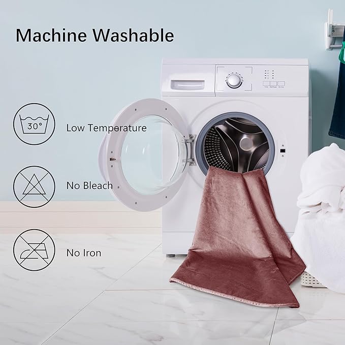 Bigbeer Waterproof Dog Blankets for Large Dogs, Washable Pet Blanket for Indoor Cats, Plush Sherpa Puppy Throw Furniture Protector for Bed Couch Sofa(40"x50",L,Burgundy Red)