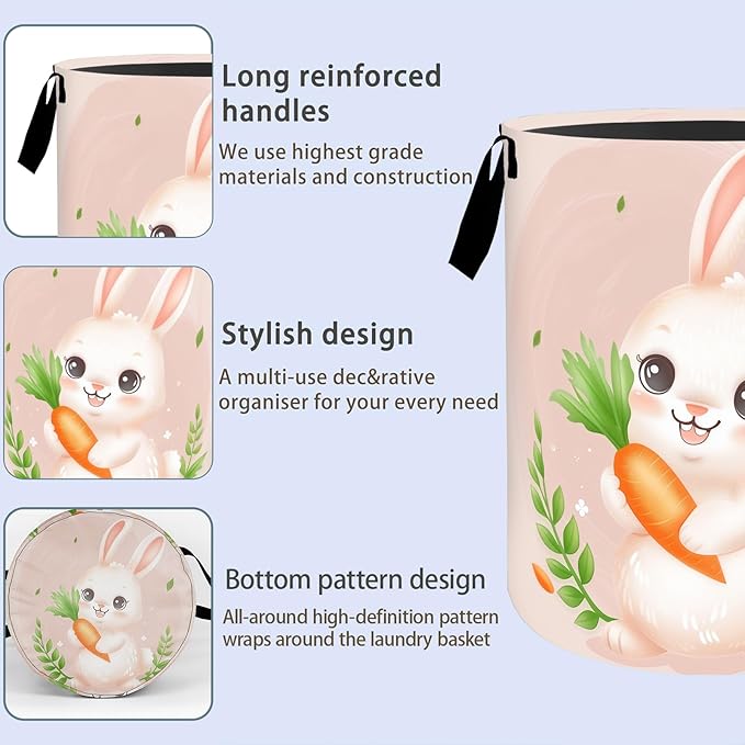 VODRM Ocean Whale Dolphin Octopus Laundry Basket, Dirty Collapsible Clothes Toy Organizer Hamper for Kids Adults, Oxford Cloth Waterproof Storage Bin for Bathroom Coastal Decor Gifts, 19.7"X15.7"
