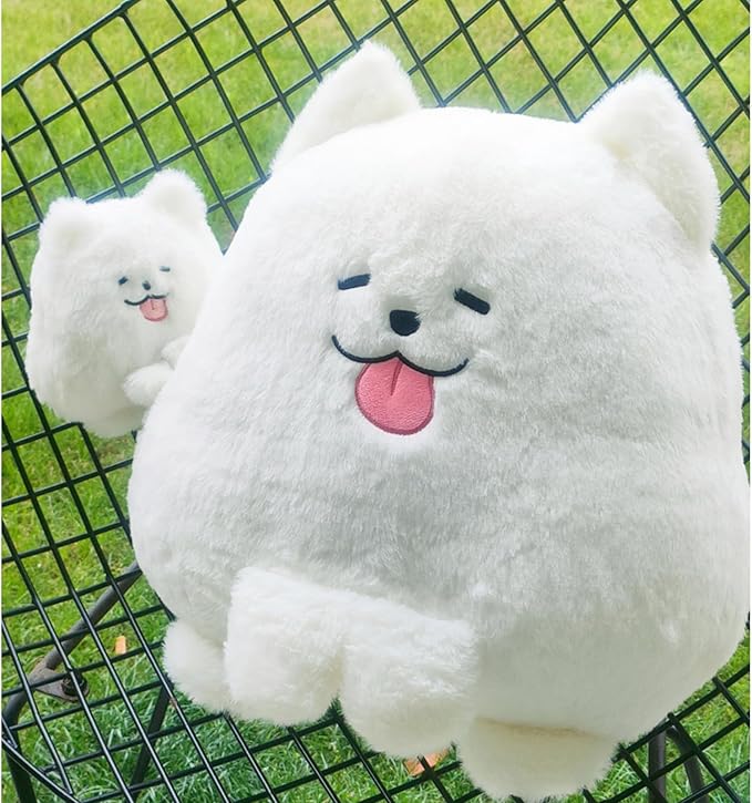 Goylmc Dog Plush Pillow,Dog Stuffed Animal, Home Decoration Gift for Kids Boys Adults (14 inch)