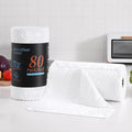 Tigona 80 Pack Microfiber Cleaning Cloth Roll Reusable Paper Towels 12"x12" Tear Away Cloth,Absorbent Dish Rags for House Kitchen,Wash Cloths,Lint Free Rags for Window Cars Cleaning Supplies
