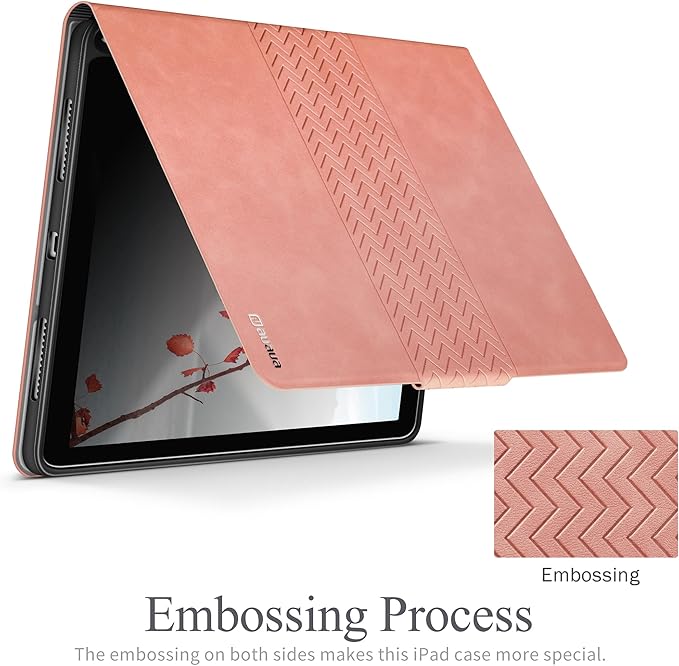 auaua Case for iPad (A16) 11th Generation 11 Inch 2025, iPad 10th Generation 10.9 Inch 2022, with Pencil Holder, Auto Sleep/Wake, Adjustable Stand, PU Leather