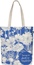 Ecoright Tote Bag for Women with Zipper, Small Tote Bag, Canvas Bag, Reusable Cotton Bag for Beach, Grocery, School & Work