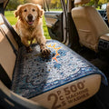 Hompet 2 Pack Waterproof & Absorbent Dog Car Seat Cover Mat, Fits Most Dog Car Hammocks, Washable Reusable Backseat Protector Pad, Quick Dry Leak-Proof Non-Slip Pet Travel Mat for Cars, 18"x54"