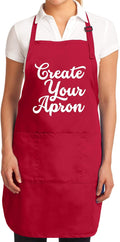 TEEAMORE Custom Aprons for Women Men Add Your Text Personalized Chef Kitchen Apron