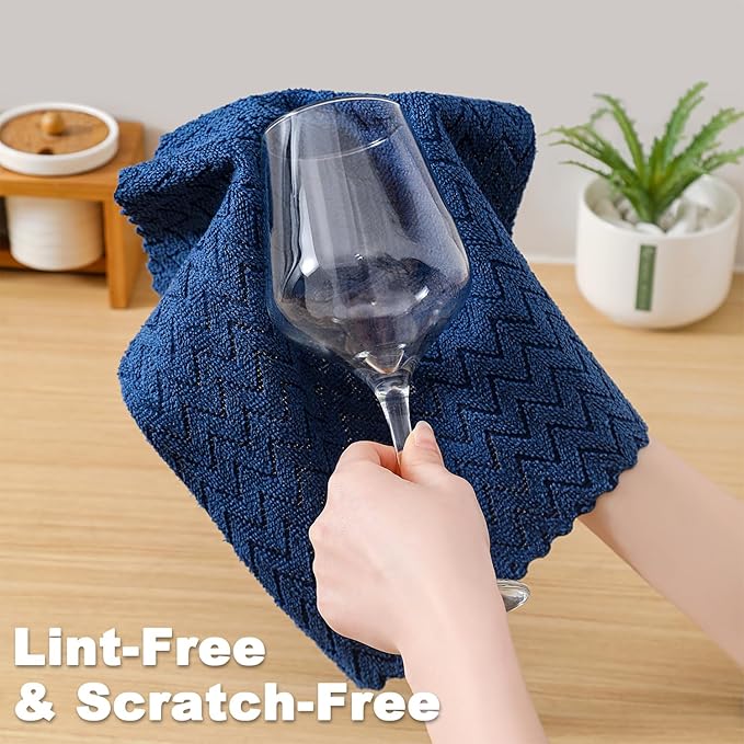 Tigona 80 Pack Microfiber Cleaning Cloth Roll Reusable Paper Towels 12"x12" Tear Away Cloth,Absorbent Dish Rags for House Kitchen,Wash Cloths,Lint Free Rags for Window Cars Cleaning Supplies