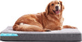 GOHOO PET Orthopedic Memory Foam Dog Bed, Cooling Dog Beds Waterproof Pet Bed for Crate with Removable Washable Cover, L(35inch,65Lbs)