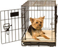 K&H Pet Products Self-Warming Crate Pad, Warming Dog Crate Bed, Machine Washable Dog Crate Mat, Tan X-Small 14 X 22 Inches