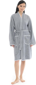 Seritaine Robes for Women, 100% Turkish Cotton Womens Robe, Luxury, Terry Cloth Long Spa Bathrobe
