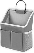 Zelphvt Wall Hanging Storage Bag, Hanging Storage Basket for Organizing, Wall Organizer with Pockets for Bathroom, Bedroom, Dormitory, RV