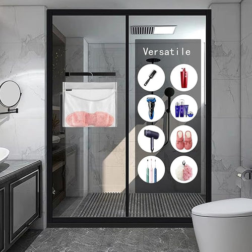 ANZORG Mesh Shower Organizer Hanging Caddy Quick Dry Bathroom Storage for Toiletry Accessories with Rotating Hanger (1 Pocket)