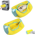 Shoe Washing Bag for Washing Machine,Fluffy Fibers Keep 360° Wrap-around Cleaning,2PCS Laundry Shoe Bag for Washer and Dryer,Invisible Zipper Side Opening Reusable Shoe Washing Bag for All Shoes