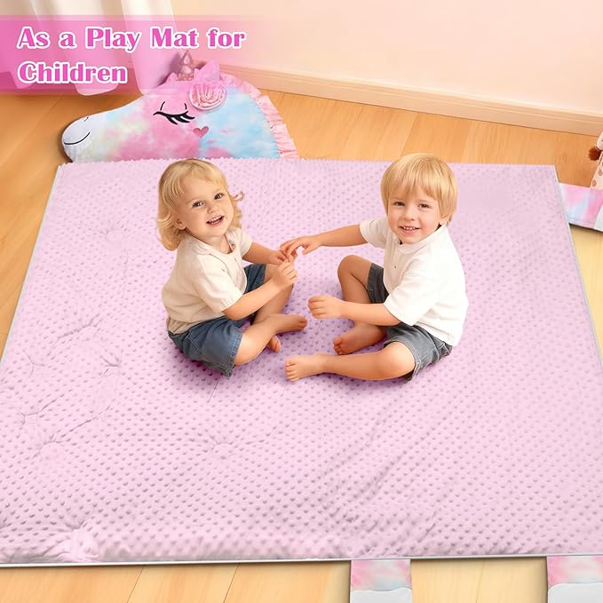 Toddler Nap Mat,Elephant Kids Sleeping Bag 67‘’×27‘’,Extra Large Slumber Bag Thick with Removable Pillow for Girls Boys,Soft Plush Roll Up Sleeping Mat Lightweight for Preschool,Daycare,Travel