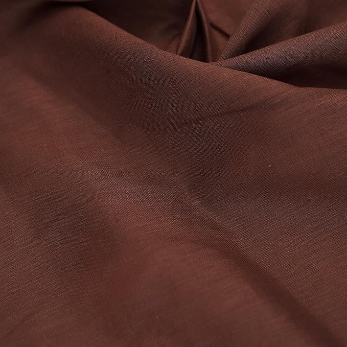Japan Nature 100% Linen Fabric for Clothing, Home Decor, Pillow, Sofa, 55" Width, Craft by The Yard (Light Brown Color)