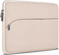 Laptop Sleeve 14 inch, Slim Portable Monitor Protective Cover with Front Pocket, Traveling Carrying Laptop Case Compatible for MacBook Air/Pro, HP, Dell, Lenovo, Acer, Light Pink