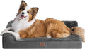 EHEYCIGA XL Dog Bed Memory Foam for Crate, Extra Large Dog Bed Orthopedic with Washable Removable Cover, Waterproof Pet Sofa Couch XLarge Size Dogs, 41x27x6.5, Dark Grey