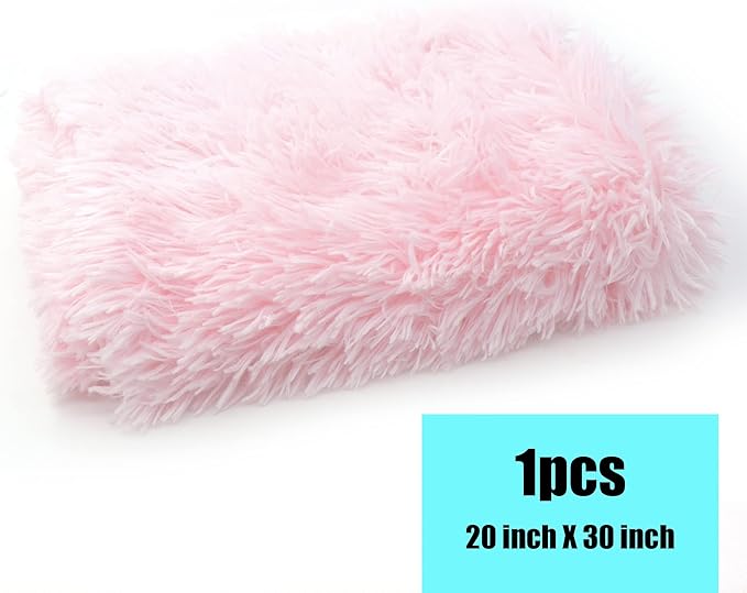 Petbuy Pet Dog Bed Blanket, Fluffy Fleece Throw Sleep Mat, Soft Puppy Cat Kitten Blanket, S M L XL, Fuzzy Reversible Sherpa for Bed, Couch, Sofa, Travel, Washable & Lightweight