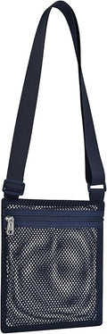 USPECLARE Heavy Duty Semi-Transparent Mesh Purse See Through Mesh Crossbody Bag