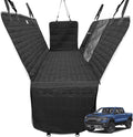 Reliadura Dog Hammock for Truck,Dog Car Seat Cover for Back Seat, Waterproof Seat Cover for Trucks with Mesh Window,Backseat Cover for Dogs in Car for F150/RAM1500/Sierra/Silverado