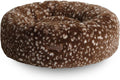 UnHide Floof Pet Bed - Medium (28" x 10") - Extra Soft Dog Bed - Removable Faux Fur Cover - Machine Washable - Helps Ease Pet Anxiety & Provides The Perfect Sleep - Deer