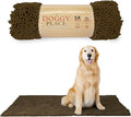 My Doggy Place Dog Mud Mat, 60" x 36" Brown – Thick Microfiber Entry Rug for Snow, Mud & Salt – Absorbent, Quick-Dry, Washer-Safe & Non-Slip, X-Large