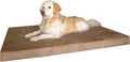 Dogbed4less Orthopedic Gel Infused Cooling Memory Foam Dog Bed for Large Dog, Waterproof Lining and Machine Washable Pet Bed Cover, XXL 55X37X4 Inches