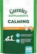 Greenies Supplements Calming Chews for Dogs Chicken Flavor, 7.3 oz. Container of 40 ct.