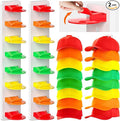 Haiou 2 Pack Hat Organizer for Baseball Caps Strong Adhesive Hat Rack for Wall Multilayer Hat Storage Display Holder Wall Mounted Hat Hooks Hold up to 16 Hats for Closet Door and Bedroom, Multicolor