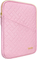 Lacdo Tablet Sleeve Case for 11 inch iPad A16 / 11 Inch iPad Pro M5 M4 / 11 inch iPad Air M3 M2 / 10.9" iPad / 10.2" iPad /10.9" ipad Air, Samsung Galaxy Tab A9+ Bag, Fit Magic Keyboard, Sakura Pink