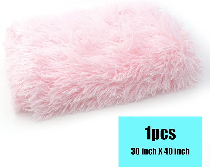Petbuy Pet Dog Bed Blankets, Fluffy Fleece Dog Throw Blankets Sleep Mat,Soft Puppy Blankets Cat Kitten, S M L XL,Fuzzy Reversible Sherpa Blanket for Bed, Couch, Sofa, Travel,Washable & Lightweight