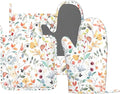 Sprint Floral Butterfly Oven Mitts Pot Holders Set Silicone Rustic Colorful Wild Flowers Kitchen Oven Mitts Heat Resistant Potholders Non-Slip 4pcs Hot Pads and Oven Gloves Sets for Cooking