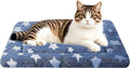 Fogkiss Dog Bed Mat, Reversible Crate Pad & Cute Dog Bed - Machine Washable Kennel Mat with Ultra Soft for Small Dogs & Cats