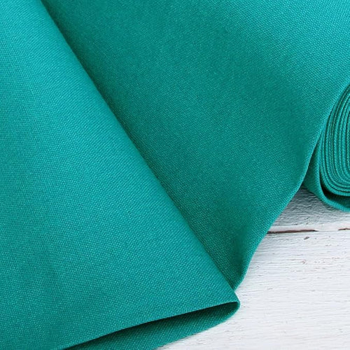 3 Yard Cut of Threadart Linen Fabric - Premium Cotton Linen Fabric for Embroidery, Cross Stitch, Apparel, Canvas, Home Décor- 55" Width - Teal