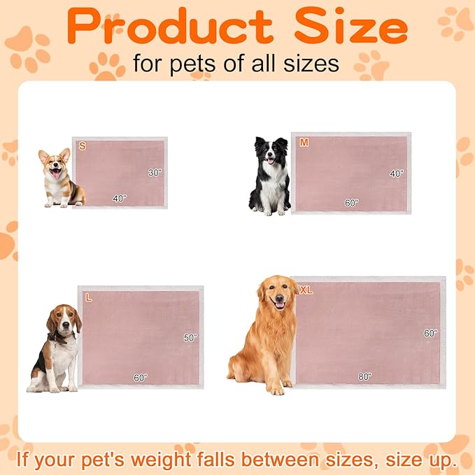 Smiry Waterproof Blanket Throw for Large Dogs, Soft Reversible Dog Blanket for Sofa Couch Bed, Washable Leakproof Sherpa Fleece Furniture Couch Protector(60"x80", Pink/White)