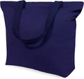 TOPDesign 2-Pack Canvas Tote Bags with Magnetic Snap, Reusable Grocery Shopping Bags, DIY Your Creative Designs