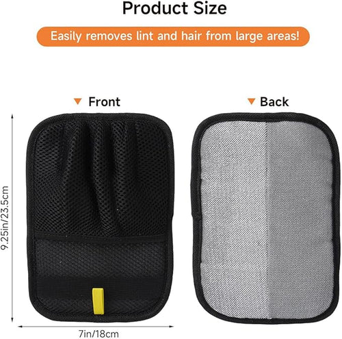 AOUDADPET Pet Hair Removal Gloves for Cats and Dogs Five-Finger Electrostatic Pet Hair Gloves Newly Upgraded Pet Hair Removal Tools Suitable for Laundry,Couch,Carpet,Car Seat