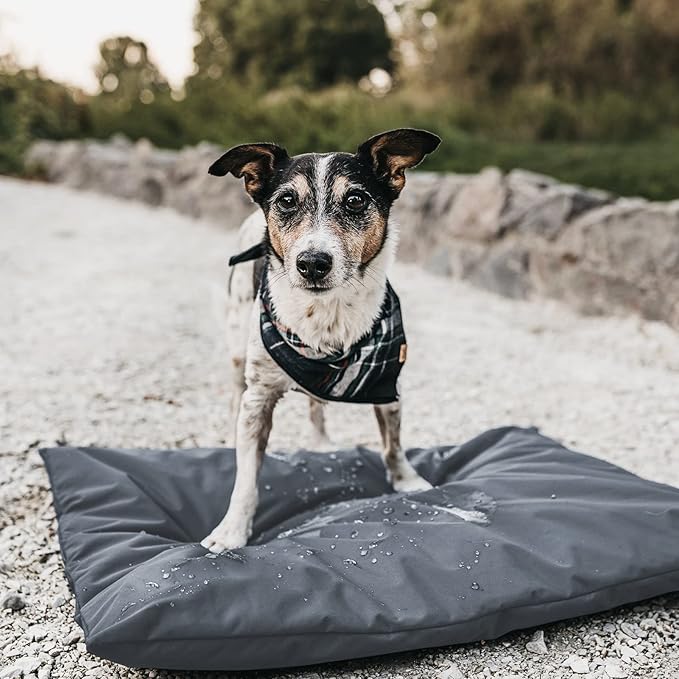 ANANMEI Dog Bed Covers Replacement Washable, 30L X 20W X 3H inch Washable Removable Orthopedic, Cooling Gel and Memory Foam pet Bed Protector Cover. Cover only (Gray)