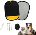 Pet Hair Removal Glove, 2026 Newly Upgraded Electrostatic Pet Hair Remover Glove with Comb,Pet Massage Tool,Pet Hair Remover Tool for Cats & Dogs,Couch,Curtain, Clothing, Carpet, Car Seat(2pcs)