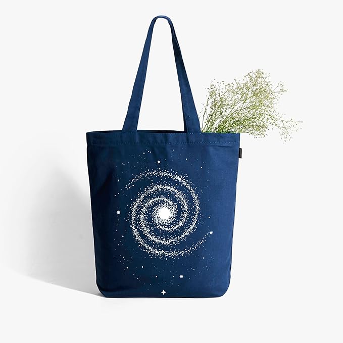 Ecoright Tote Bag for Women with Zipper, Small Tote Bag, Canvas Bag, Reusable Cotton Bag for Beach, Grocery, School & Work