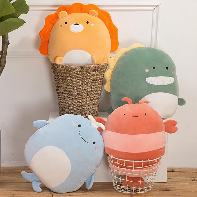 Zielind Penguin Plush Pillow, 16 inch Kawaii Penguin Stuffed Animal Toy Cute Penguin Plushie Animal Pillows Gifts for Boys and Girls